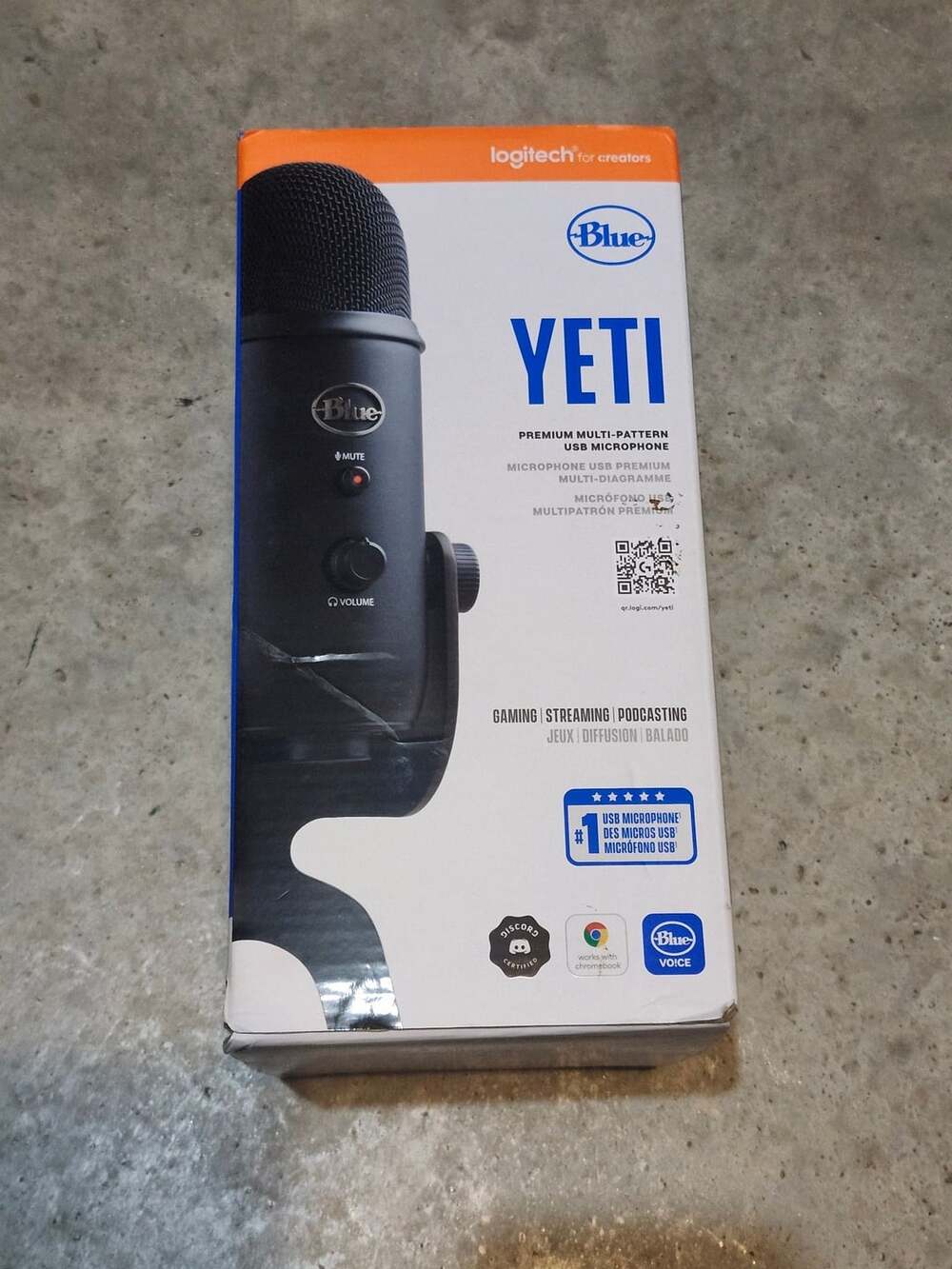 Logitech Blue Yeti Premium Multi-Pattern USB Microphone